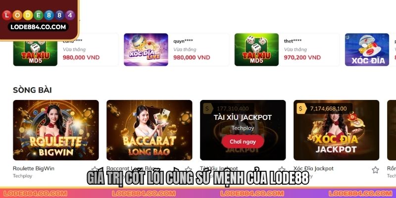 Giá trị cốt lõi cùng sứ mệnh của nền tảng giải trí uy tín