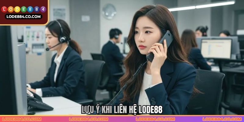 Điều cần ghi nhớ khi liên lạc với tổ tư vấn của LODE88