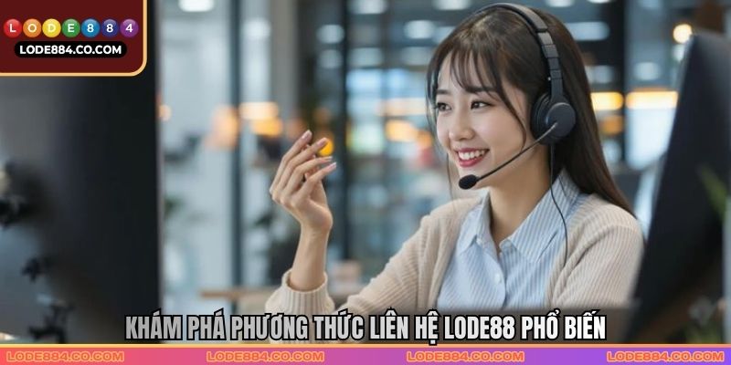 Phương thức liên hệ LODE88 phổ biến nhiều hội viên sử dụng